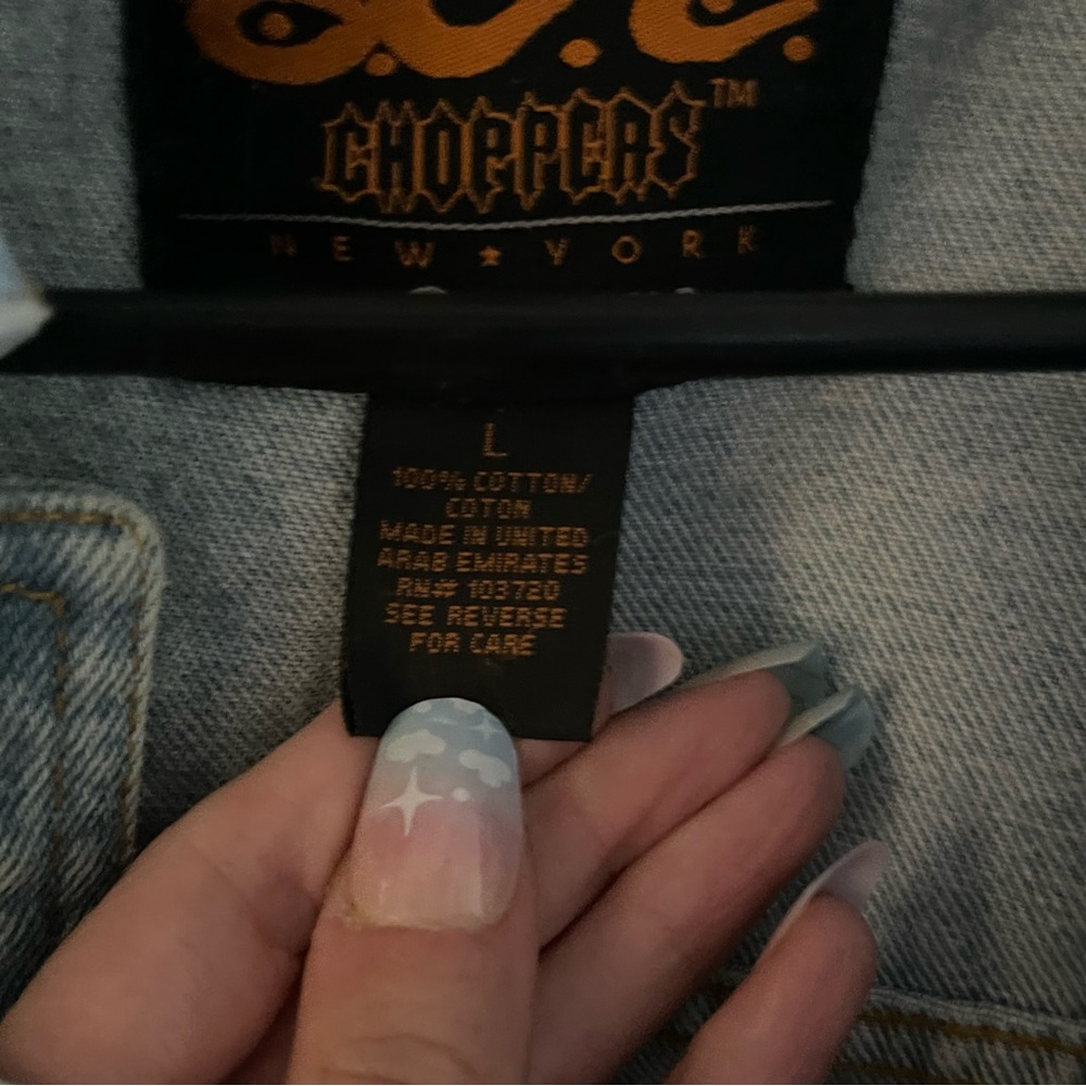 Vintage Authentic Original Orange County Choppers Denim Embroidered Jean Jacket - Picture 10 of 17